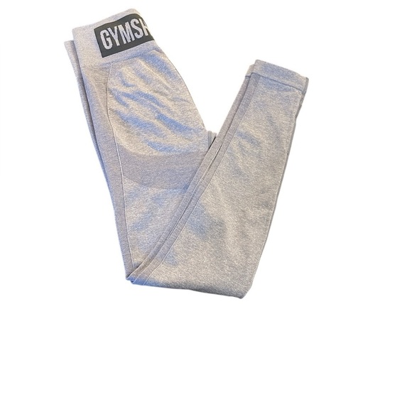 Gymshark Pants - Gymshark Flex High Waisted Leggings in Light Gray Joggers
